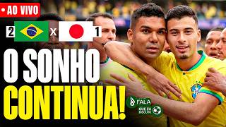 AO VIVO | O SONHO DO HEXA CONTINUA! TUDO SOBRE BRASIL X JAPÃO NO FALA QUE EU DISCUTO