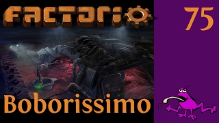 Let's Play Factorio Boborissimo Ep #75, coal-fired
