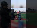 If you can dodge a banana ball, you can dodge a dodgeball? #baseball #dodgeball #funny #skit #sports