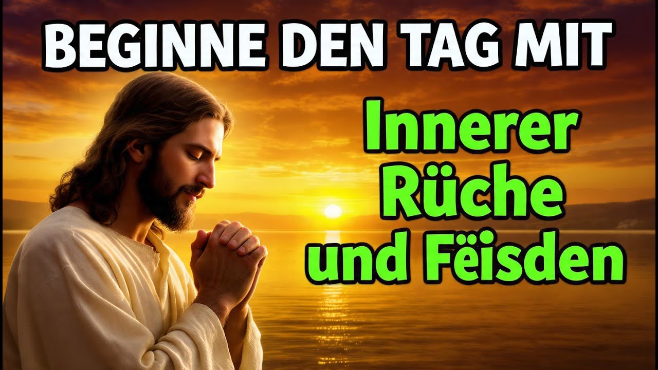 Beginnen Sie den Tag mit Morgengebet für innere Ruhe und Frieden im Herzen
