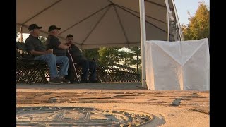 Groundbreaking underway for monument honoring Vietnam veterans