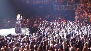 Adele "Rolling in the Deep" live at Staples Center, LA 8/10/16