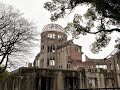 Hiroshima Castle Morning and the Peace Memorial Museum