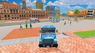 Cash Transport Van Driving - part 2 - Cash van Simulator Gameplay Walkthrough - New Mission