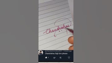 Chandrahas  #name #calligrahy #cursive #youtubeshorts #shortvideo