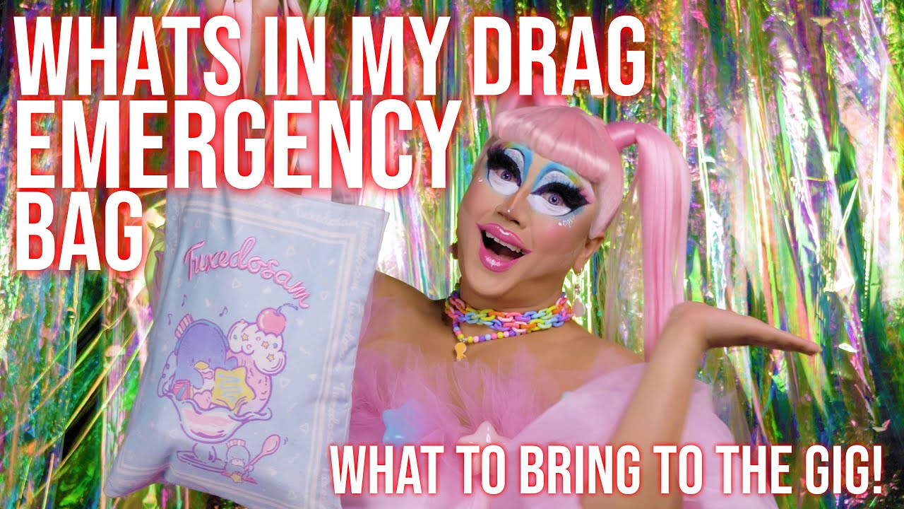 What's In My Drag Emergency Bag! In 3 Different Sizes!