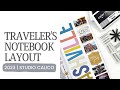 Traveler&#39;s Notebook Process 2023 | DT Studio Calico Away We Go Kits