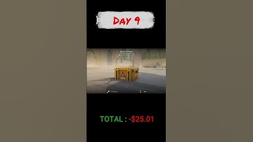 DAY 9 of opening a CS2 case until we hit a GOLD #csgo #cs2 #caseopening #ohnepixelbest #gold