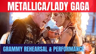 Metallica - Grammy Rehearsal And Performance With Lady Gaga [REACTION]