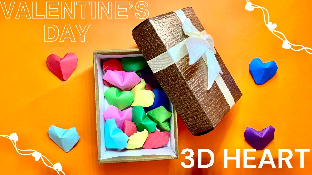 You must make these 3D hearts for your partner on Valentine's Day: How ...