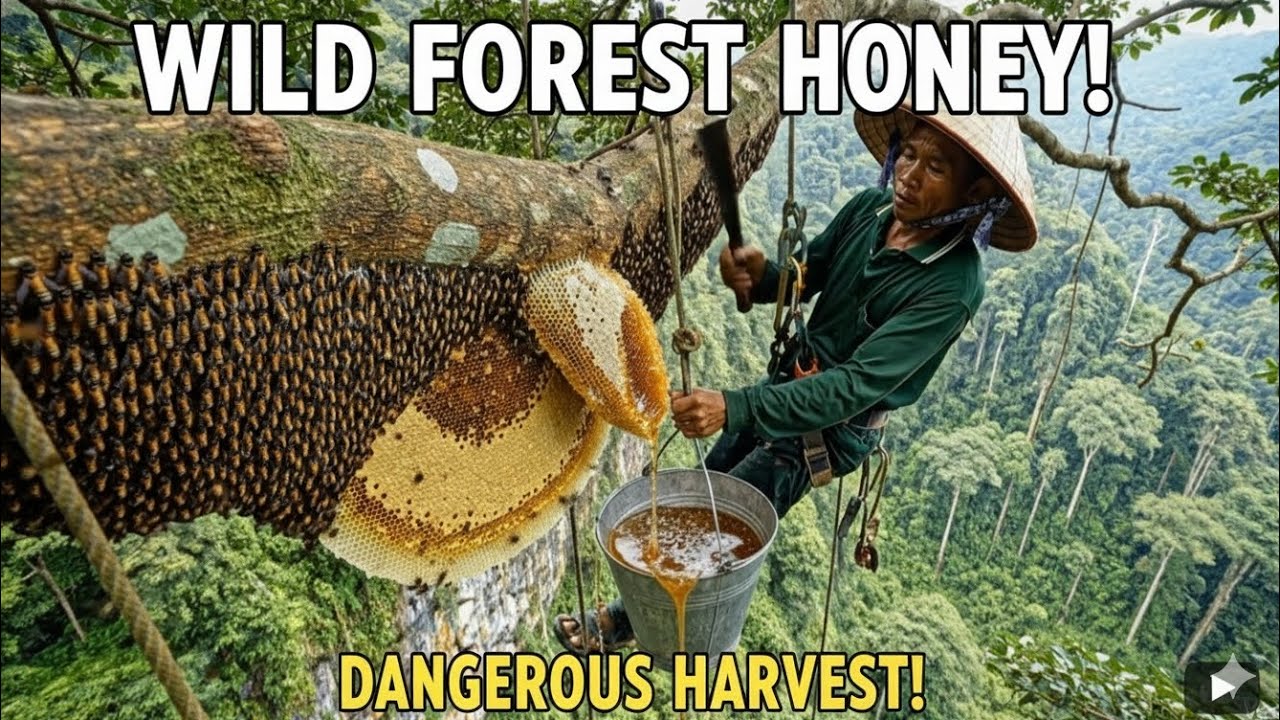 Ancient Skill: Watch Indigenous Tribes Harvest Honey with Bare Hands