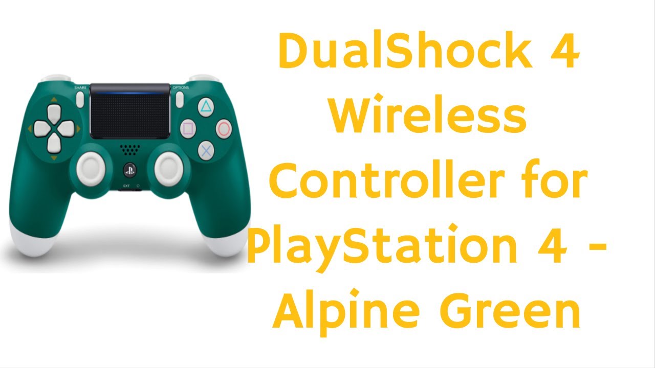 DualShock 4 Wireless Controller for PlayStation 4 Alpine Green YouTube