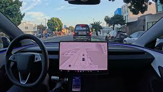Raw 1x: 100 Minutes of LA Traffic on Tesla FSD 13.2 with Zero Interventions