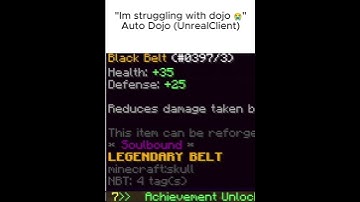 Hypixel Skyblock | Auto Dojo Features has been added! | Link in bio!  #minecraft #hypixel