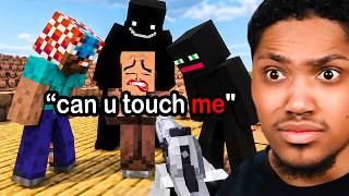 Villagers Vs Minecraft Youtubers Was INSANE😭 screenshot 1