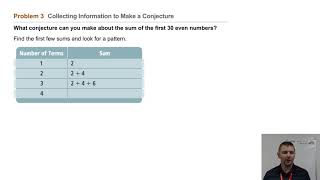 Geometry 2-1 Patterns & Inductive Reasoning: Problem 3 - Collecting Information to Make a Conjecture