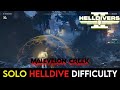 SOLO Helldive Difficulty Malevelon Creek Vet [No Deaths]4K