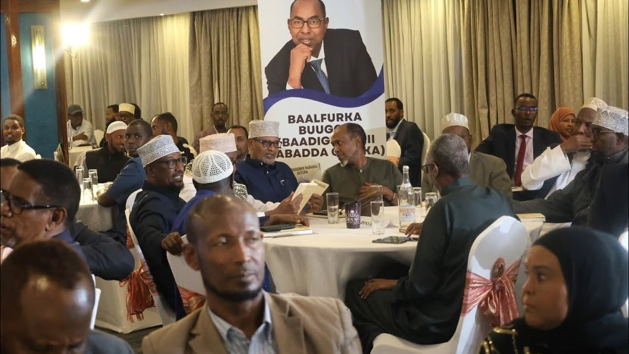 ''BAADIGOOBKII NABADDA GEESKA'', Danjire Maxamed Cabdi  Book launch, Nairobi.