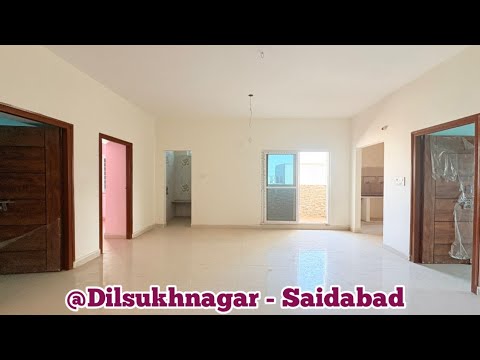 Beautiful &amp; Brand New 3BHK Flats For Sale in Saidabad Near Dilshuknagar - Direct Builder