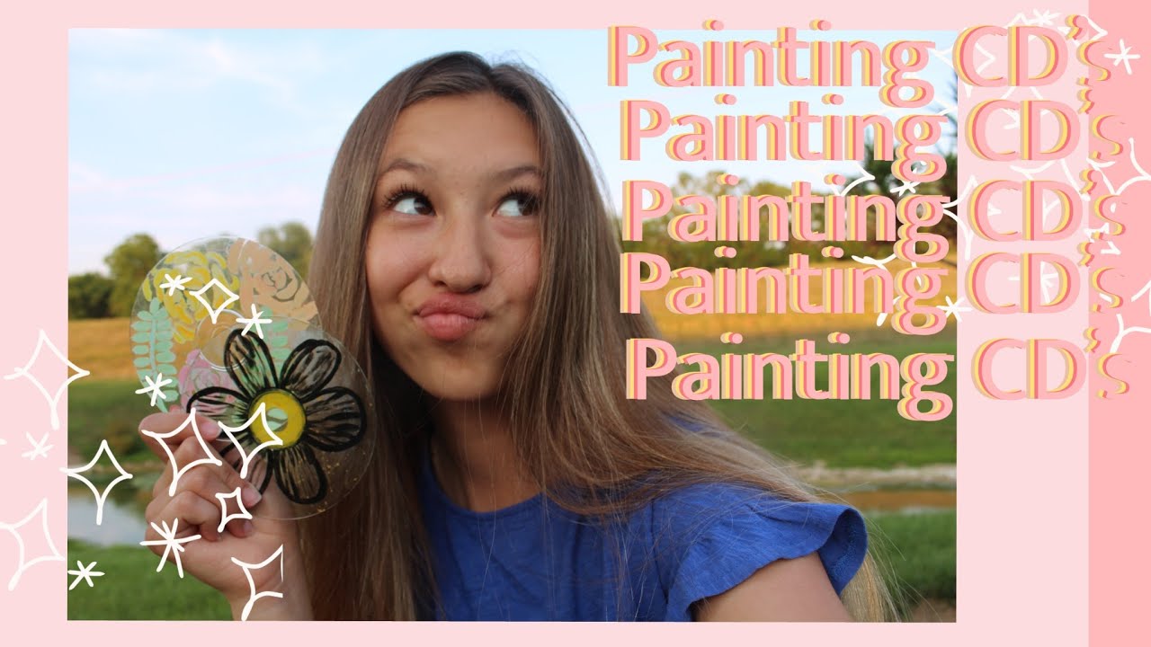 PAINTING CLEAR CD’S How to YouTube