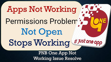 How To Fix PNB One App not working | Not Open | Space Issue | Network & Permissions Issue