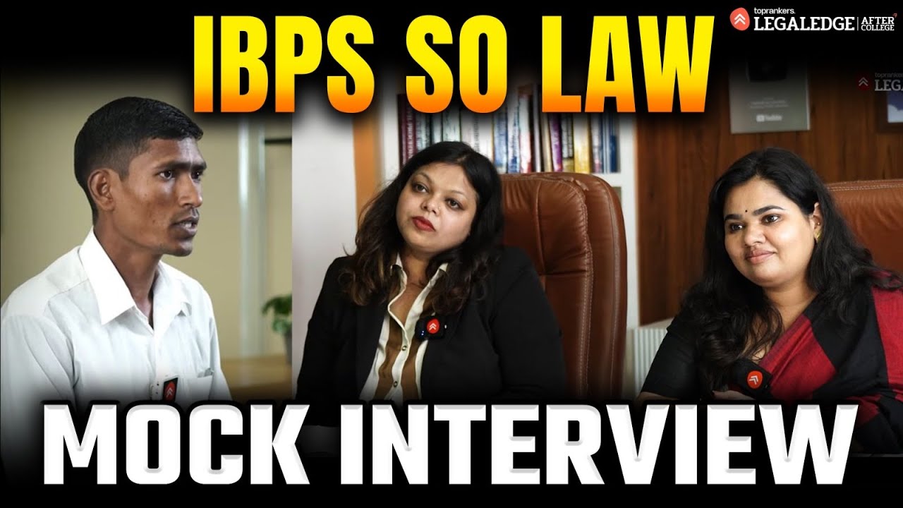 IBPS SO Law 2024-25 | Topper Interview with Mukesh Tomar | Strategy, Books & Preparation Tips