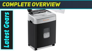 Bonsaii 110-Sheet Auto Feed Shredder: The Ultimate Cross-Cut Security Solution!