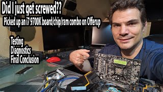 Picking up a 9700K Board chip and ram combo - I dont always win...