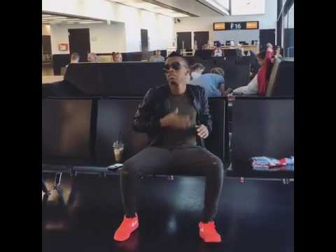 Tekno Dancing At Denmark Airport 