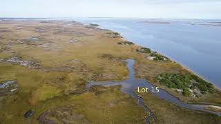 Flyover of 24 Islands at the Outer Banks of NC.
