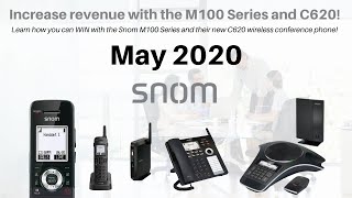 Snom M100 Series and C620 Wireless Conference Phone Webinar | May 2020