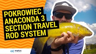 Pokrowiec Anaconda 3 Section Travel Rod System 145cm video