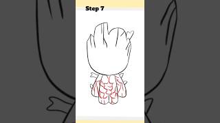 How to Draw Baby Groot -Easy Drawing Tutorial for Kids #drawingforkids