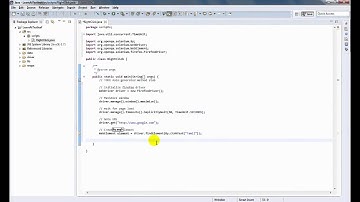 This video assist you to learn about right click in Selenium Webdriver