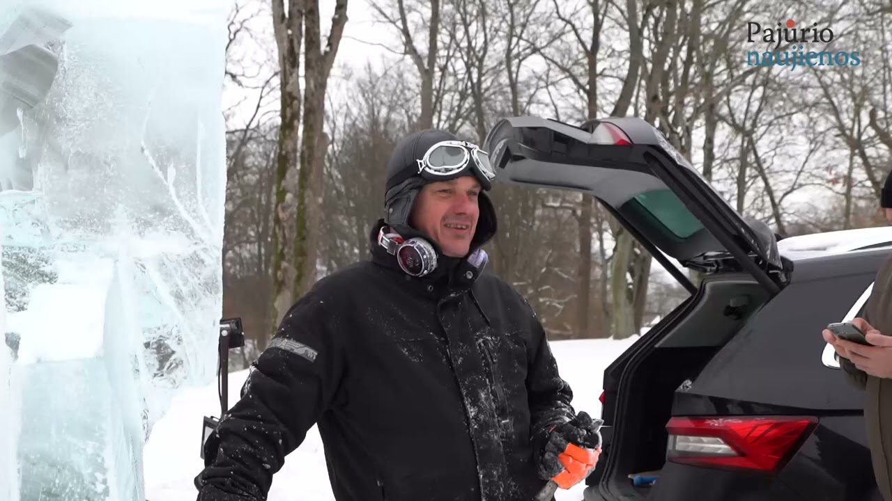 Ledo skulptūros Kretingoje