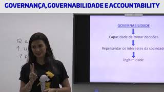 GOVERNANÇA,GOVERNABILIDADE E ACCOUNTABILITY