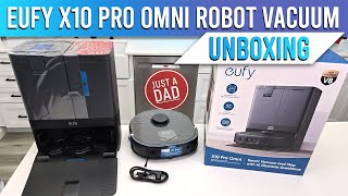 eufy X10 Pro Omni Robot Vacuum & Mop Unboxing, Setup Before First Use