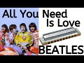 Harmonica Play-Along - All You Need is Love by The Beatles
