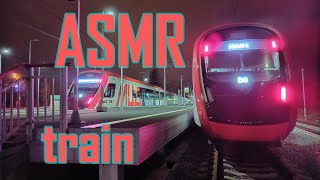 ASMR TRAIN Tapping TRIGGERS | АСМР Триггеры в ЭЛЕКТРИЧКЕ