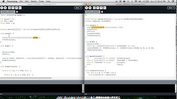 Contribution to Universe Simulation in Processing/Java with OPENGL