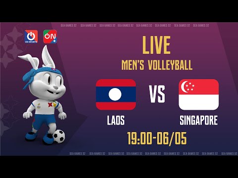 🔴Trực tiếp: Lào - Singapore l Bóng đá nam l Bảng B - SEA Games 32