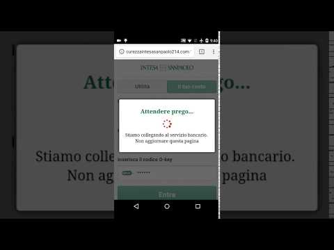 Mobile Phishing of Intensa SanPaolo Bank