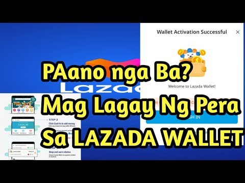 LAZADA WALLET Paano Mag Lagay Ng Pera Sa