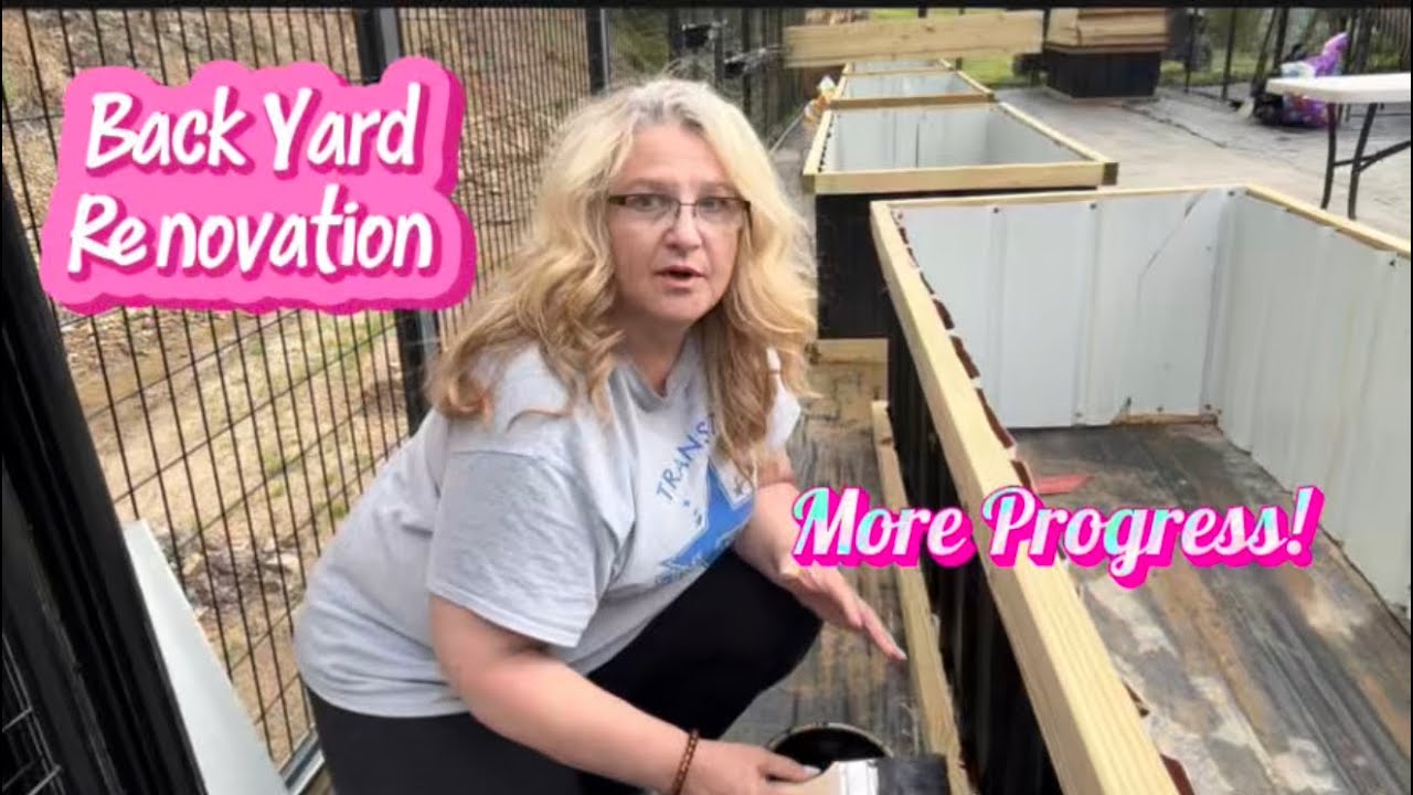 Can we turn our backyard into a garden oasis?Backyard Renovation/ Family came to help/ #construction