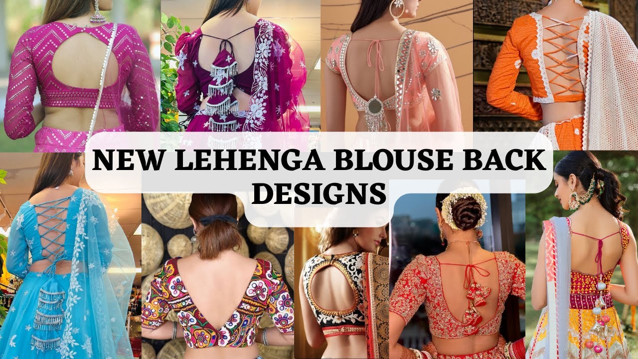 Stunning Lehenga Blouse Back Design 2023 | Lehenga Blouse Designs | Lehenga blouse back neck designs