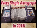 Through The Mail Autograph 2019 Recap - My Complete TTM Autograph Collection And Looking Toward 2020