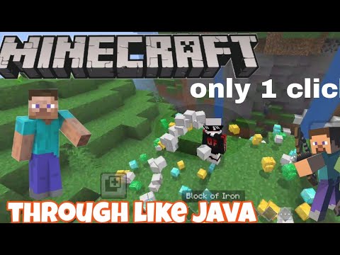 How todrop items like java or pc in Minecraft mcpe 1.21 in 2025 in one ...