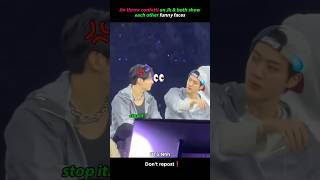 Jinkook show each other funny faces
