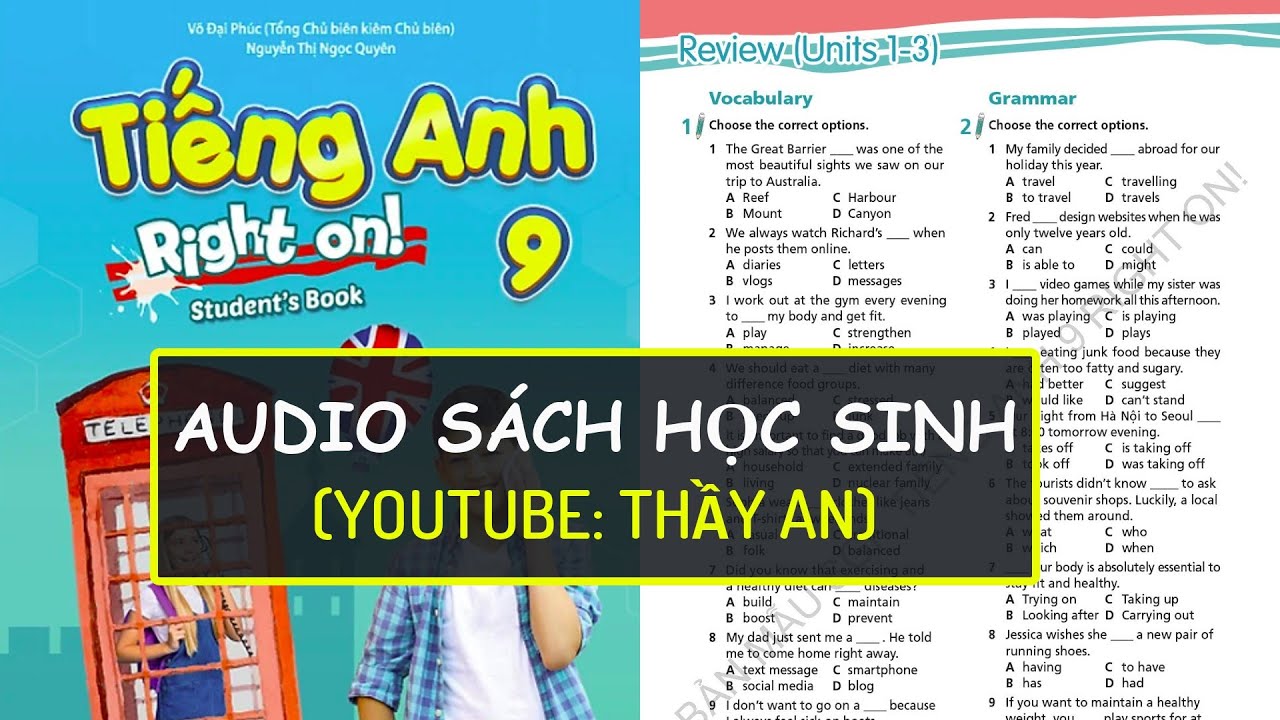 Review (Units 1 - 3) - Tiếng Anh Lớp 9 [Mới] Right On