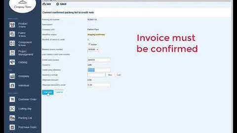 Invoice | Credit note